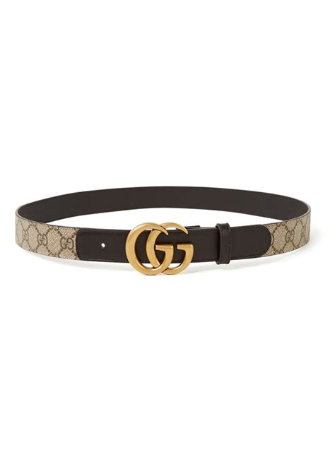 gucci riem bijenkorf|Gucci Riem met leren details en logoprint .